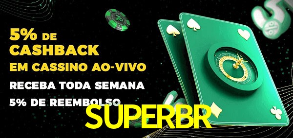 Promoções do cassino ao Vivo SUPERBR